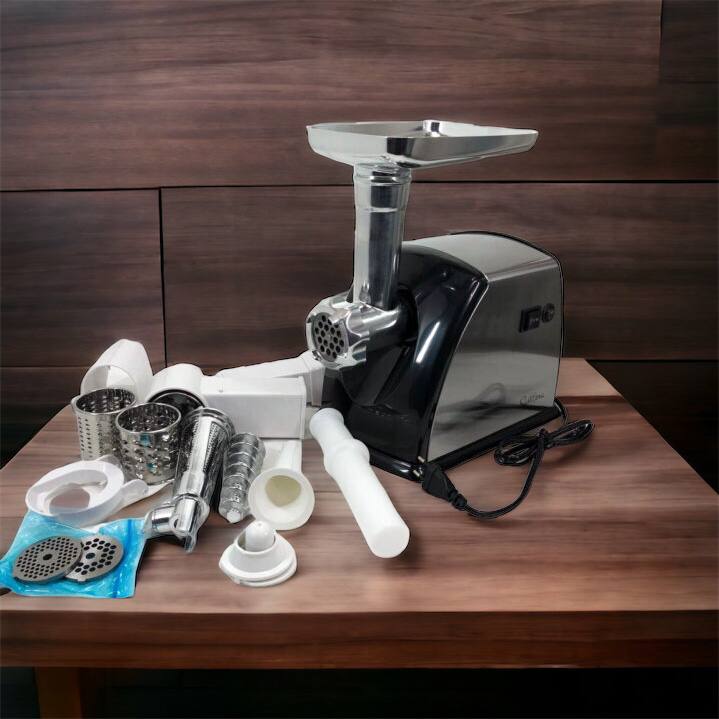 Мясорубка Suntera SMG-5454SS, Кухонная мясорубка, Мясорубка электрическая металл, Мясорубка-соковижималка