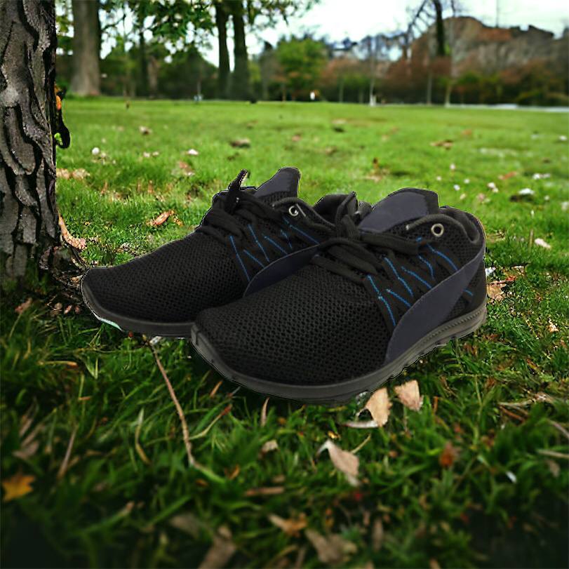 Спортивные кроссовки мужские летние из сетки 40 размер. Летние кроссовки сетка. Модель 24112. Цвет: черный