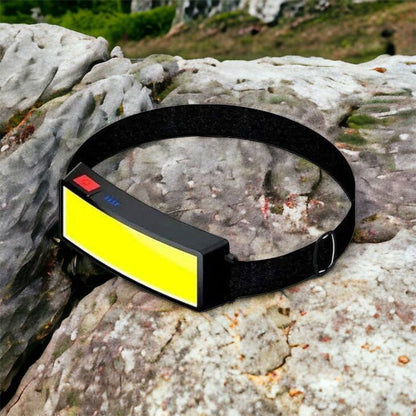 Налобный фонарик яркий рассеивающий для СТО Bailong BL-F007-COB, 3 режима, водостойкий, зарядка от USB