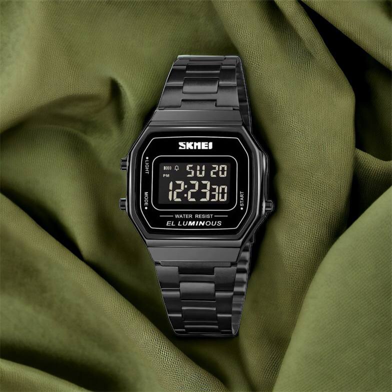 Часы наручные мужские SKMEI 1647BK, оригинальные мужские часы, противоударные часы для военнослужащих