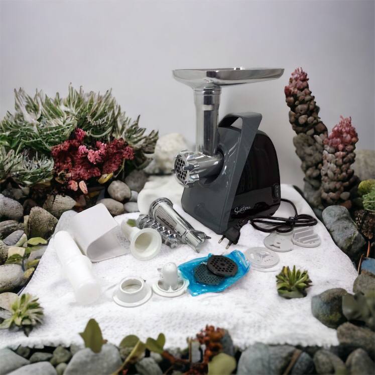 Мясорубка Suntera SMG-5421B 1800 Вт, мясорубка электрическая для мяса, мясорубка для домашней колбасы