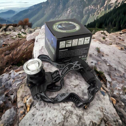 Фонарик на голову Bailong BL-8070-P50, LED налобный аккумуляторный фонарь, фонарь на голову для рыбалки