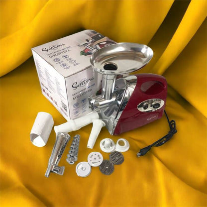 Электромясорубка Suntera SMG-5420R 1800 Вт, электромясорубка соковыжималка для томатов, мясорубка для дома