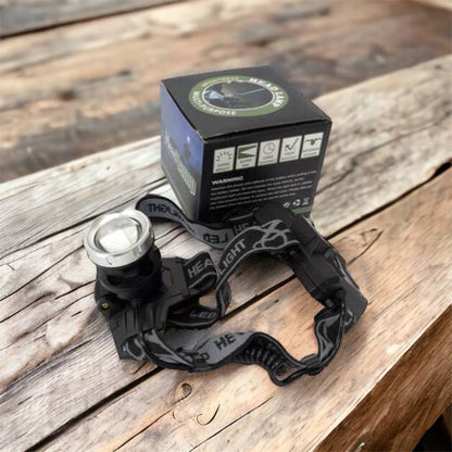 Фонарик на голову Bailong BL-8070-P50, LED налобный аккумуляторный фонарь, фонарь на голову для рыбалки