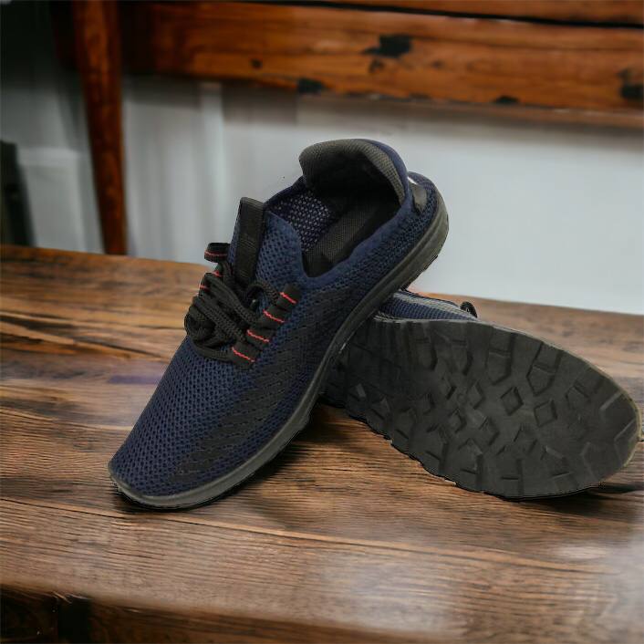 Спортивные кроссовки мужские летние 40 размер. Летние кроссовки сетка сеточка мужские. Модель 32591. Цвет: синий
