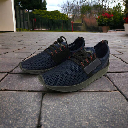 Кроссовки мужские весна 41 размер. Летние кроссовки, молодежные кроссовки. Модель 39146. Цвет: синий