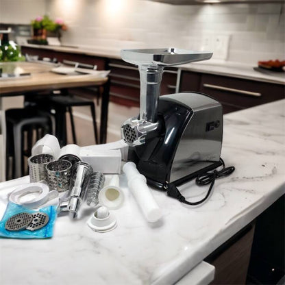 Мясорубка Suntera SMG-5454SS, Кухонная мясорубка, Мясорубка электрическая металл, Мясорубка-соковижималка