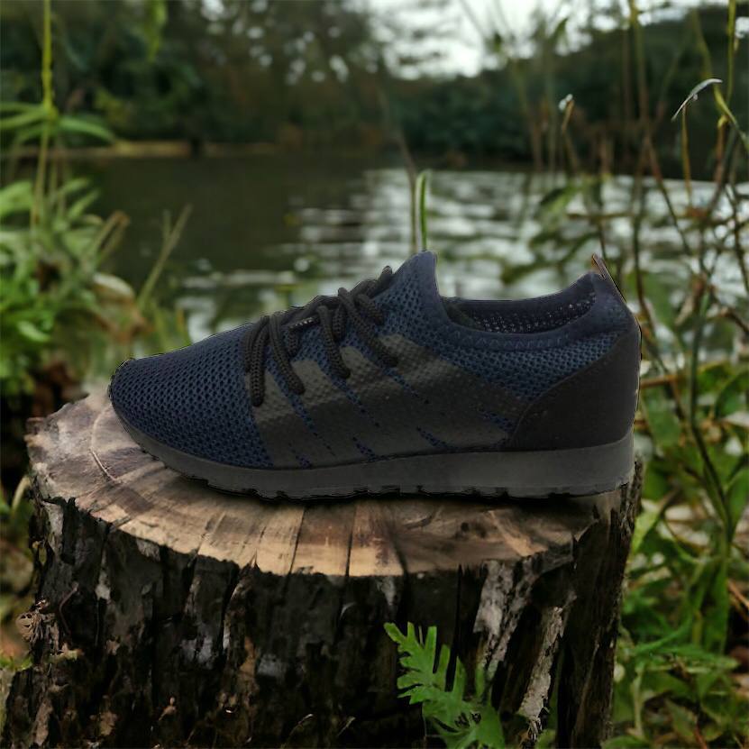 Кроссовки лето сетка мужские 40 размер | Текстильные кроссовки сеткой | Модель 41373. Цвет: синий