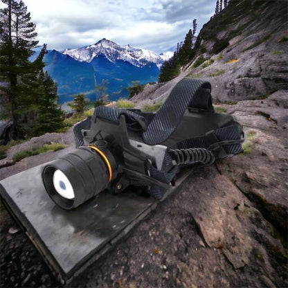 Яркий налобный фонарь Bailong BL-8076-2-GT100, Фонарь аккумуляторный для рыбалки, Фонарь на голову