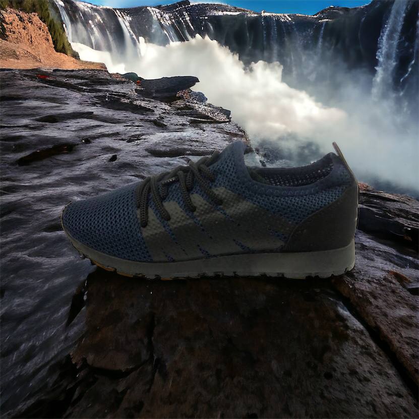 Кроссовки лето сетка мужские 40 размер | Текстильные кроссовки сеткой | Модель 41373. Цвет: синий