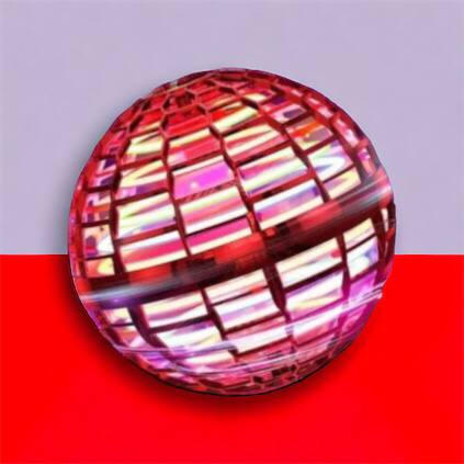 Летающий шар спиннер светящийся FlyNova Pro Gyrosphere игрушка мяч бумеранг, игрушка летающий шар