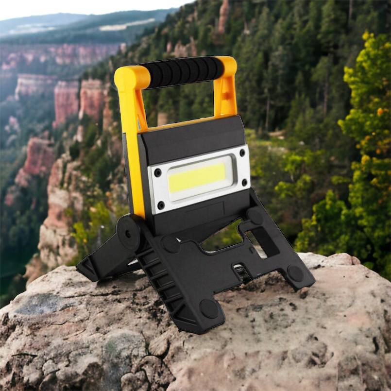 Фонарь-прожектор аккумуляторный BL MS 8006 7858 ручной, аккумуляторный кемпинговый фонарь, лампа