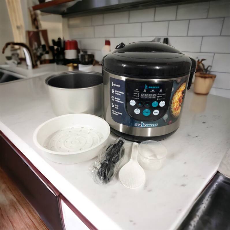 Мультиварка SeaBreeze SB-044 900 Вт, бытовые мультиварки рисоварки, электро скороварка, кашеваркы