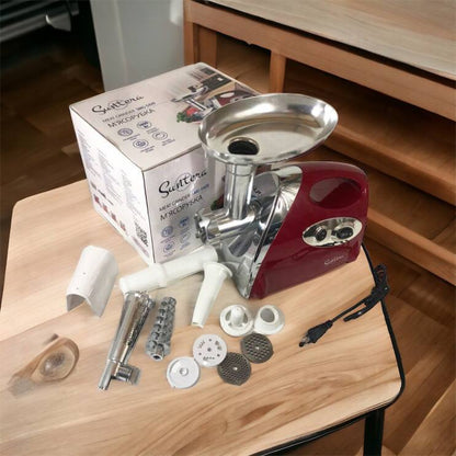 Электромясорубка Suntera SMG-5420R 1800 Вт, электромясорубка соковыжималка для томатов, мясорубка для дома