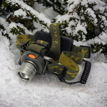 Налобный фонарь тактический Bailong BL-1505 \ 602B SENSOR с датчиком движения, Фонарик налобный led