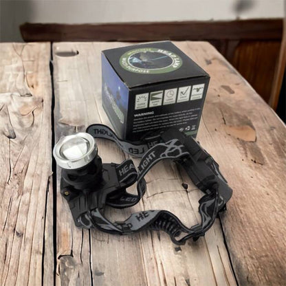 Фонарик на голову Bailong BL-8070-P50, LED налобный аккумуляторный фонарь, фонарь на голову для рыбалки