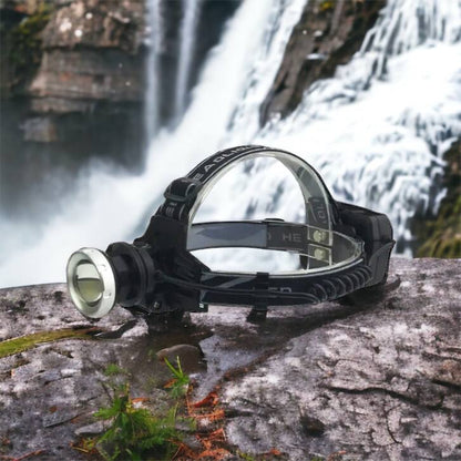 Фонарик на голову Bailong BL-8070-P50, LED налобный аккумуляторный фонарь, фонарь на голову для рыбалки