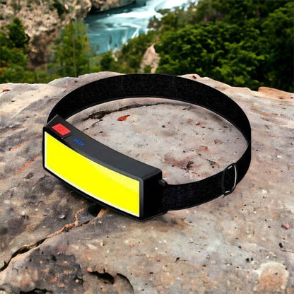 Налобный фонарик яркий рассеивающий для СТО Bailong BL-F007-COB, 3 режима, водостойкий, зарядка от USB