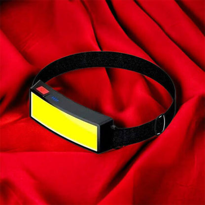 Налобный фонарик яркий рассеивающий для СТО Bailong BL-F007-COB, 3 режима, водостойкий, зарядка от USB