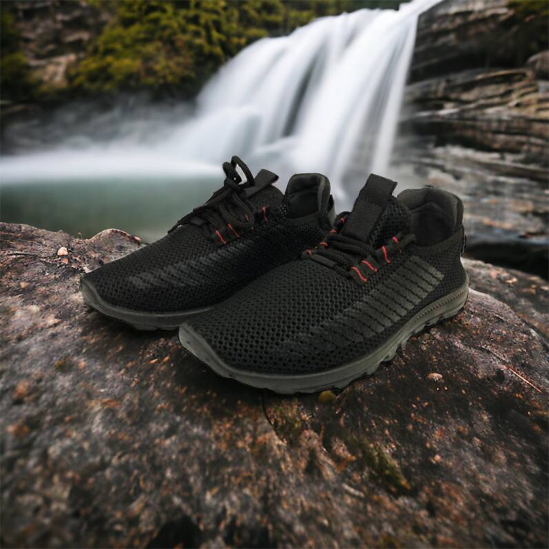 Тонкі кросівки М'які чоловічі кросівки | 40 Розмір. Кросівки з тканини, що дихають. Модель 45112. Колір: темний 