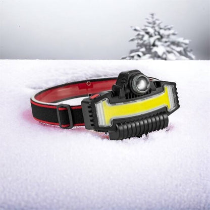 Налобный фонарик Bailong BL-W685-LTS+COB+RGB, 5 режимов, водостойкий, ударостойкий, USB кабель Type-c