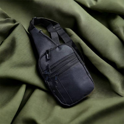 Качественная тактическая сумка с кобурой, мужская сумка черная из кордури мессенджер, Тактический мессенджер