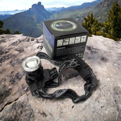 Фонарик на голову Bailong BL-8070-P50, LED налобный аккумуляторный фонарь, фонарь на голову для рыбалки