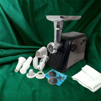 Мясорубка Rainberg RB-672 3000W электрическая с реверсом и соковыжималкой, мясорубка электрическая металл