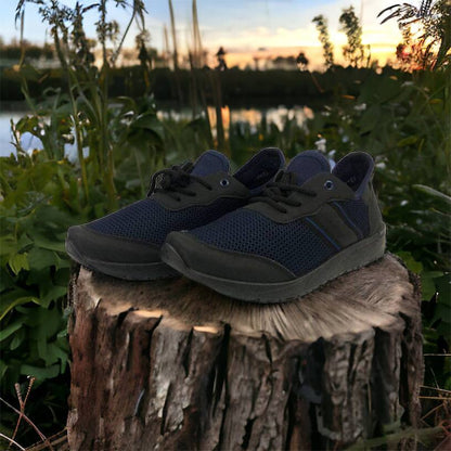 Кроссовки мужские сетка 41 размер. Летние кроссовки, модные универсальные кроссовки. Модель 46913. Цвет: синий