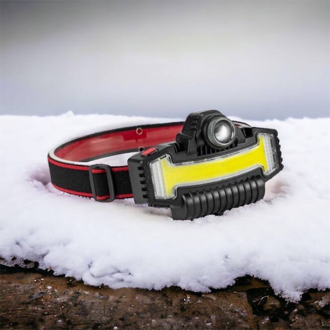 Налобный фонарик Bailong BL-W685-LTS+COB+RGB, 5 режимов, водостойкий, ударостойкий, USB кабель Type-c