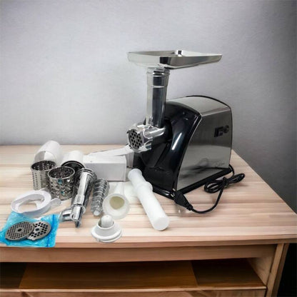 Мясорубка Suntera SMG-5454SS, Кухонная мясорубка, Мясорубка электрическая металл, Мясорубка-соковижималка