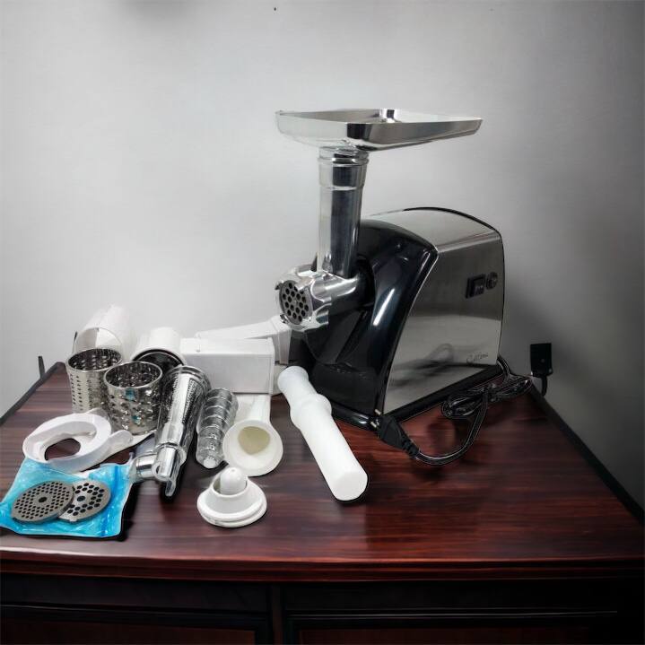 Мясорубка Suntera SMG-5454SS, Кухонная мясорубка, Мясорубка электрическая металл, Мясорубка-соковижималка