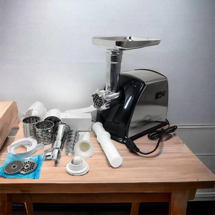 Мясорубка Suntera SMG-5454SS, Кухонная мясорубка, Мясорубка электрическая металл, Мясорубка-соковижималка