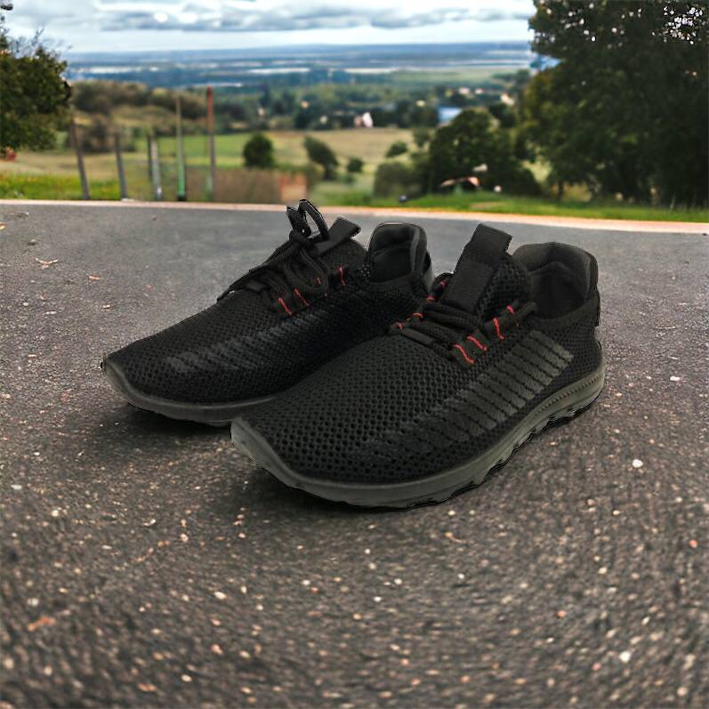 Тонкі кросівки М'які чоловічі кросівки | 40 Розмір. Кросівки з тканини, що дихають. Модель 45112. Колір: темний 