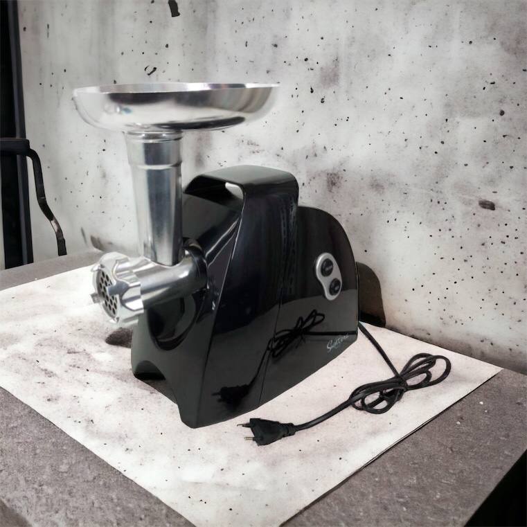 Мясорубка Suntera SMG-5425B, электрическая мясорубка с насадками, электромясорубка для шинковки