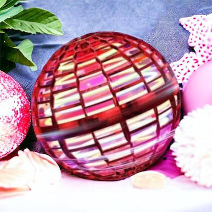 Летающий шар спиннер светящийся FlyNova Pro Gyrosphere игрушка мяч бумеранг, игрушка летающий шар