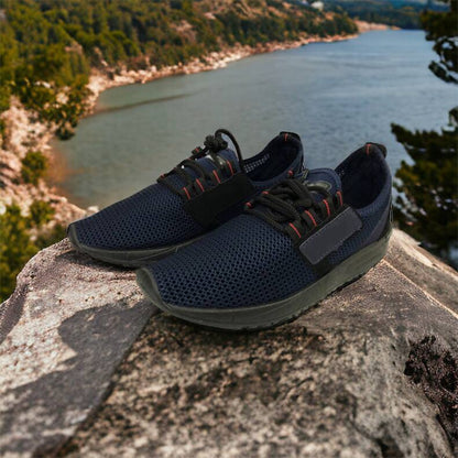 Кроссовки мужские весна 41 размер. Летние кроссовки, молодежные кроссовки. Модель 39146. Цвет: синий