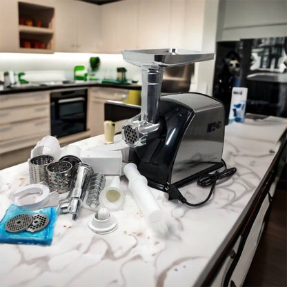 Мясорубка Suntera SMG-5454SS, Кухонная мясорубка, Мясорубка электрическая металл, Мясорубка-соковижималка