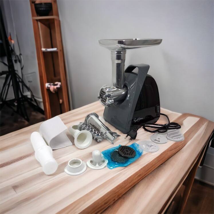 Мясорубка Suntera SMG-5421B 1800 Вт, мясорубка электрическая для мяса, мясорубка для домашней колбасы