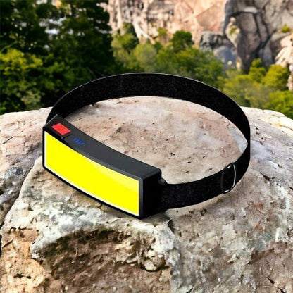 Налобный фонарик яркий рассеивающий для СТО Bailong BL-F007-COB, 3 режима, водостойкий, зарядка от USB