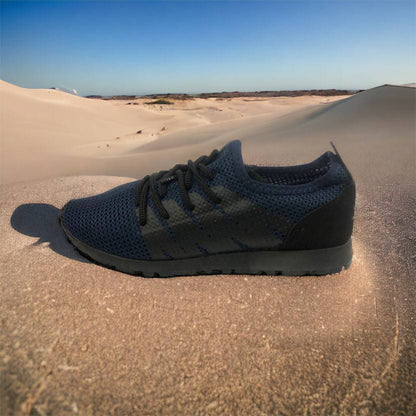 Кроссовки лето сетка мужские 40 размер | Текстильные кроссовки сеткой | Модель 41373. Цвет: синий