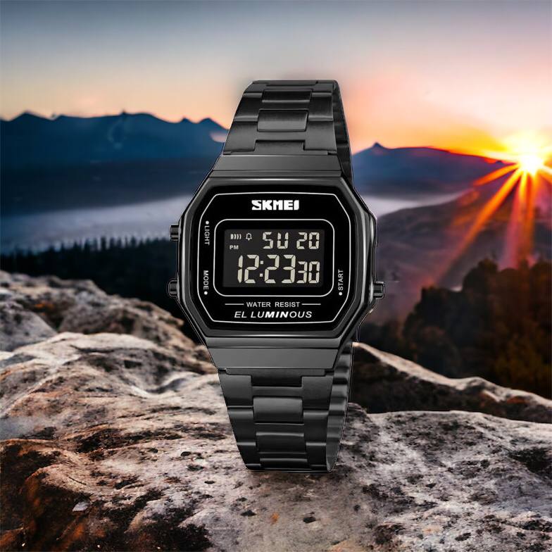 Часы наручные мужские SKMEI 1647BK, оригинальные мужские часы, противоударные часы для военнослужащих