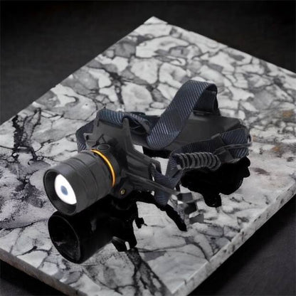 Яркий налобный фонарь Bailong BL-8076-2-GT100, Фонарь аккумуляторный для рыбалки, Фонарь на голову