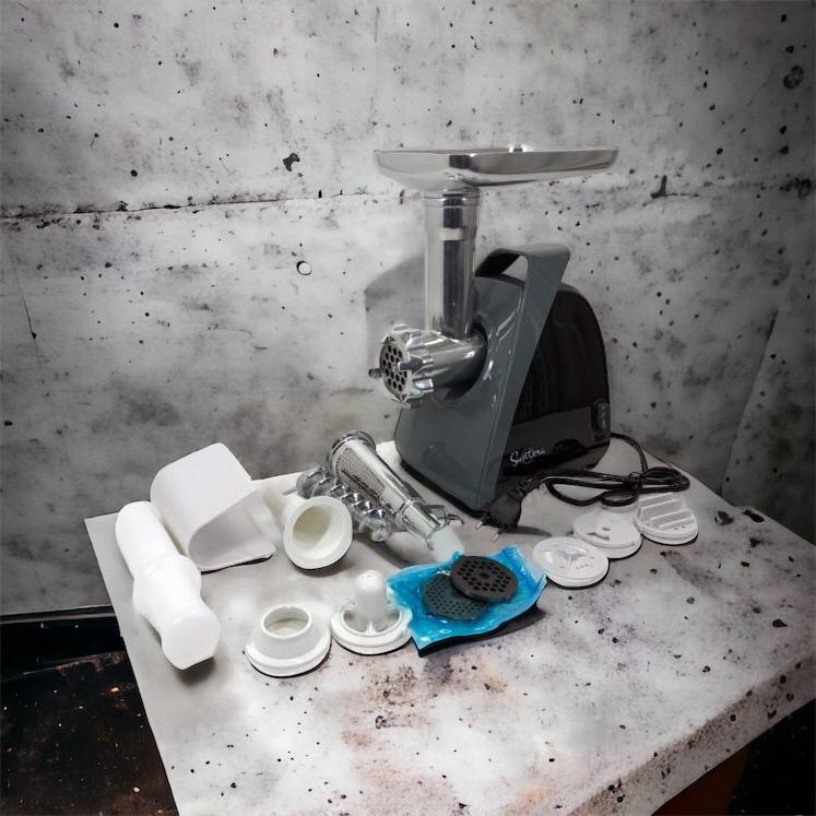 Мясорубка Suntera SMG-5421B 1800 Вт, мясорубка электрическая для мяса, мясорубка для домашней колбасы