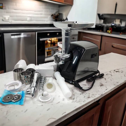 Мясорубка Suntera SMG-5454SS, Кухонная мясорубка, Мясорубка электрическая металл, Мясорубка-соковижималка