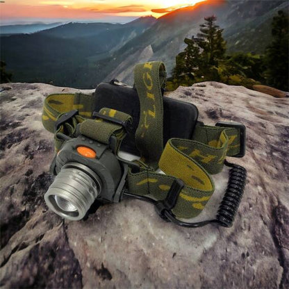 Налобный фонарь тактический Bailong BL-1505 \ 602B SENSOR с датчиком движения, Фонарик налобный led