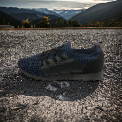 Кроссовки лето сетка мужские 40 размер | Текстильные кроссовки сеткой | Модель 41373. Цвет: синий