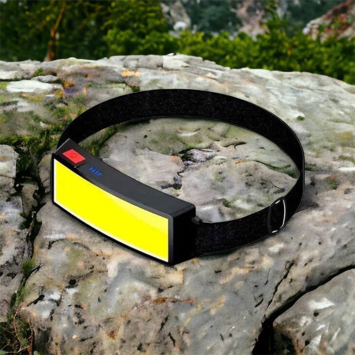 Налобный фонарик яркий рассеивающий для СТО Bailong BL-F007-COB, 3 режима, водостойкий, зарядка от USB