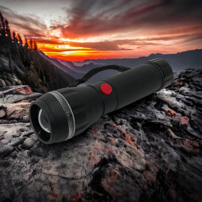 Ручний ліхтарик на батарейках (3хААА) з функцією зуму, кишеньковий міні ліхтар лід ліхтар переносний гарний