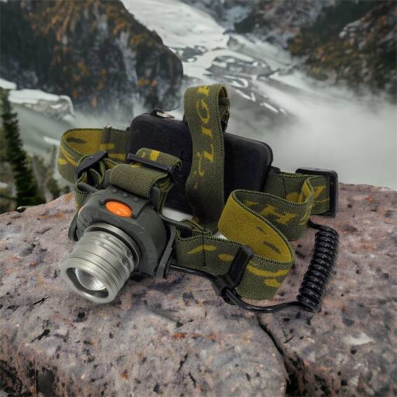 Налобный фонарь тактический Bailong BL-1505 \ 602B SENSOR с датчиком движения, Фонарик налобный led